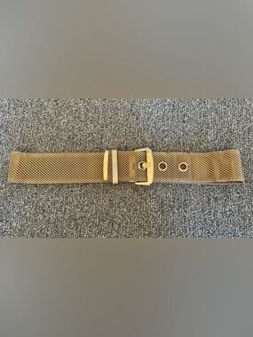Vintage 1950s Gold Mesh Metal Waist Belt XXS 21-23” Waist